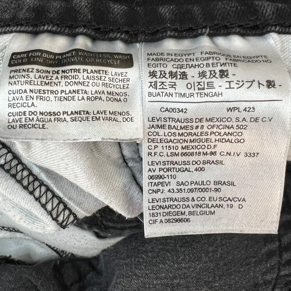 Levi’s 511 Slim Fit Jeans Black Denim Stretch Men’s 31x30 - Picture 7 of 12